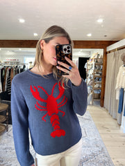 Lobster Sweater - Navy