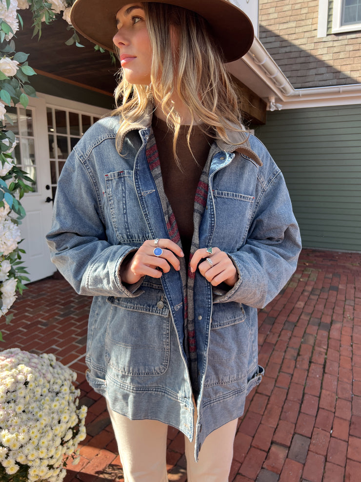 SWEET TALK DENIM BARN COAT