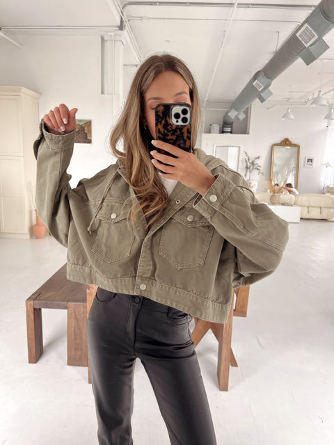 Back to BC Denim Hoodie