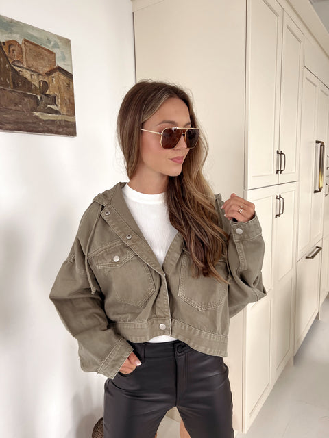 Back to BC Denim Hoodie