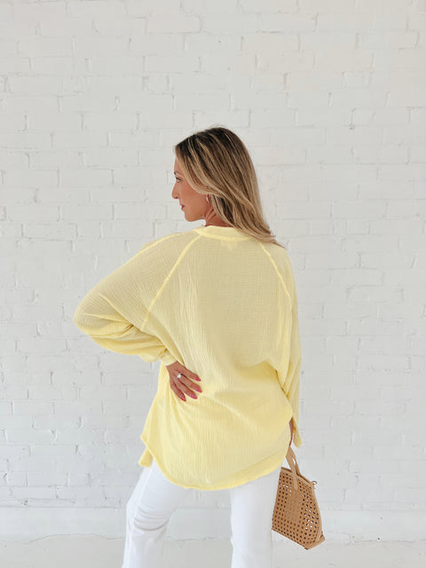 A Classic Gauze Button Up
