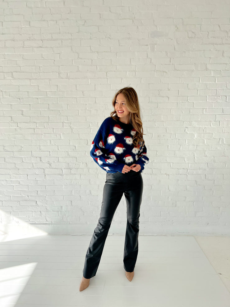 Santa Claus Sweater - Blue