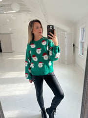 Santa Claus Sweater - Green