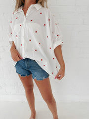 Independence Day Button Down