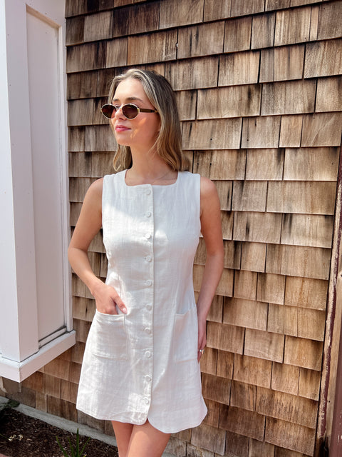 Linen Living Button Down Dress
