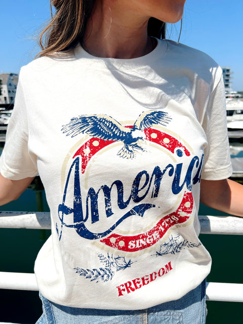 Land of the Free Graphic Tee
