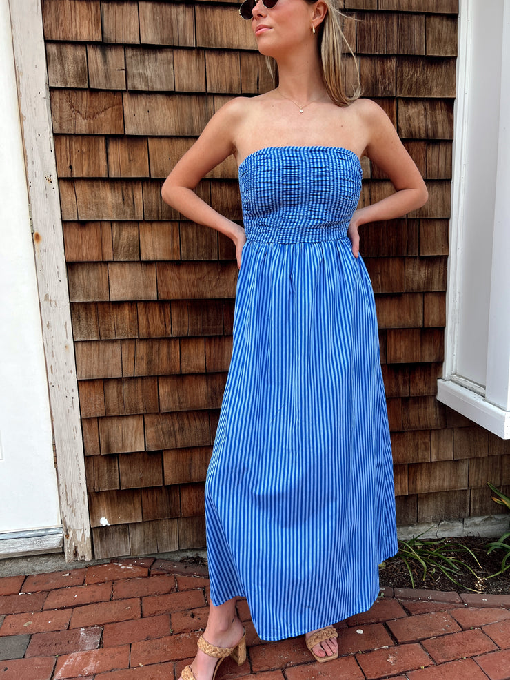 Wave Runner Strapless Midi