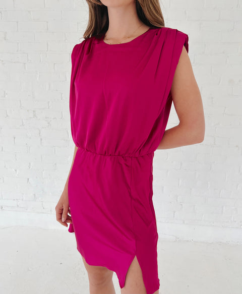 Satin Strong Shoulder Mini