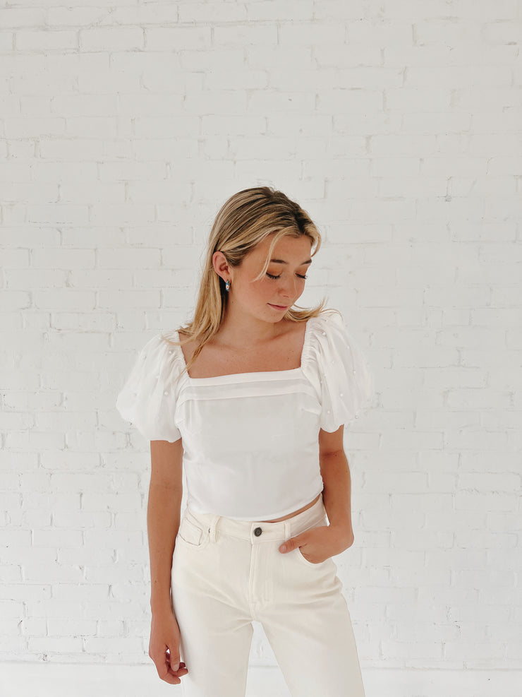 Till Forever Puff Sleeve Top