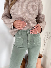 The 5358 Olive Denim Jean