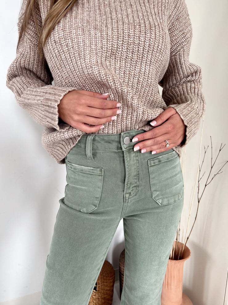 The 5358 Olive Denim Jean