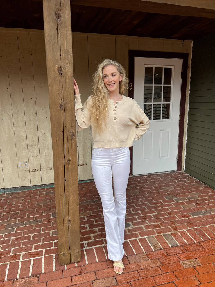 Wild and Free Pullover Sweater - Natural