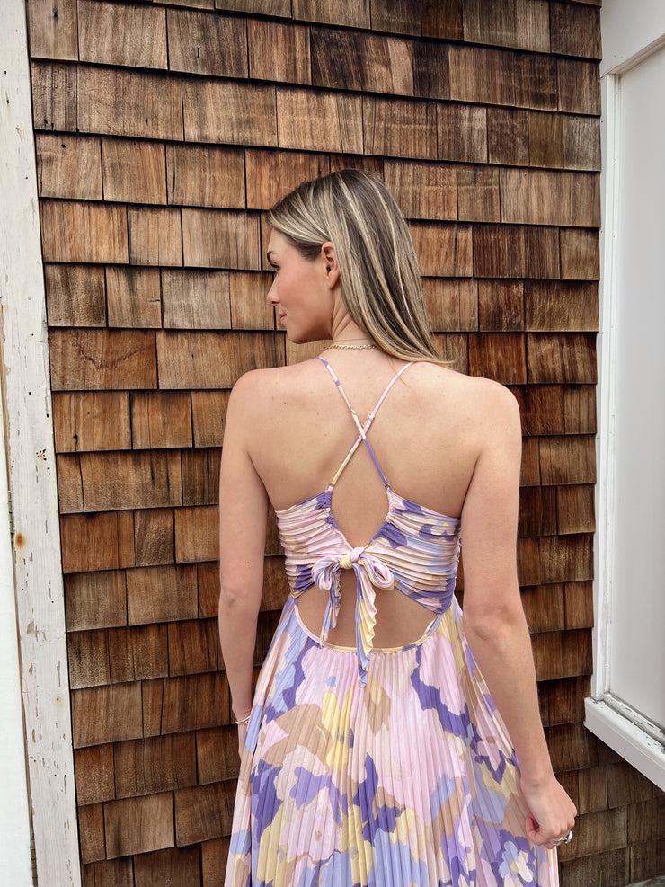 Blythe Dress - Purple Multi Print