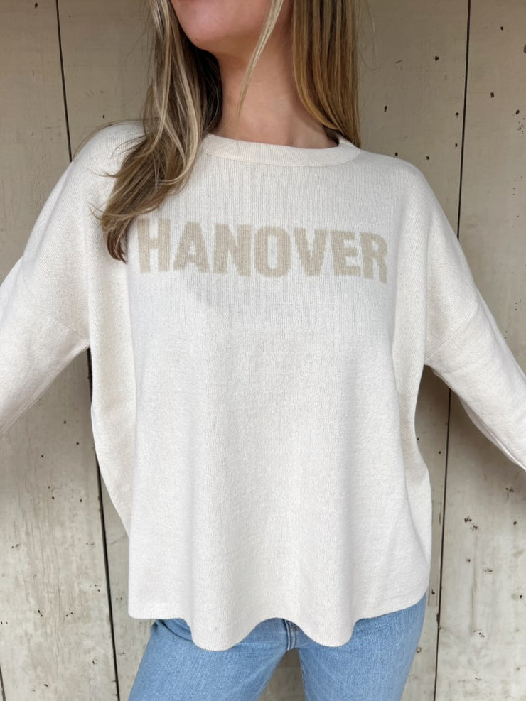 Hanover Everyday Relaxed Sweater -Natural/Camel