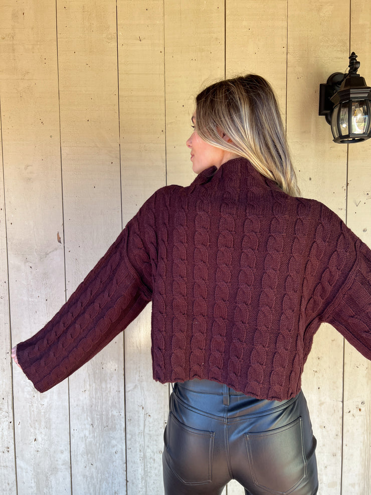 sloan sweater wine