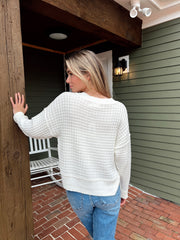 Baylor Knit Sweater - Ivory