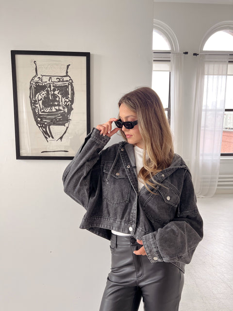 Back to BC Denim Hoodie