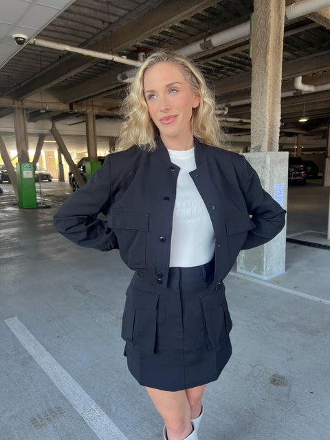 Sly Cargo Bomber Jacket