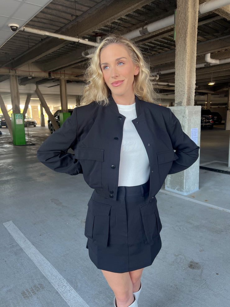 Sly Cargo Bomber Jacket