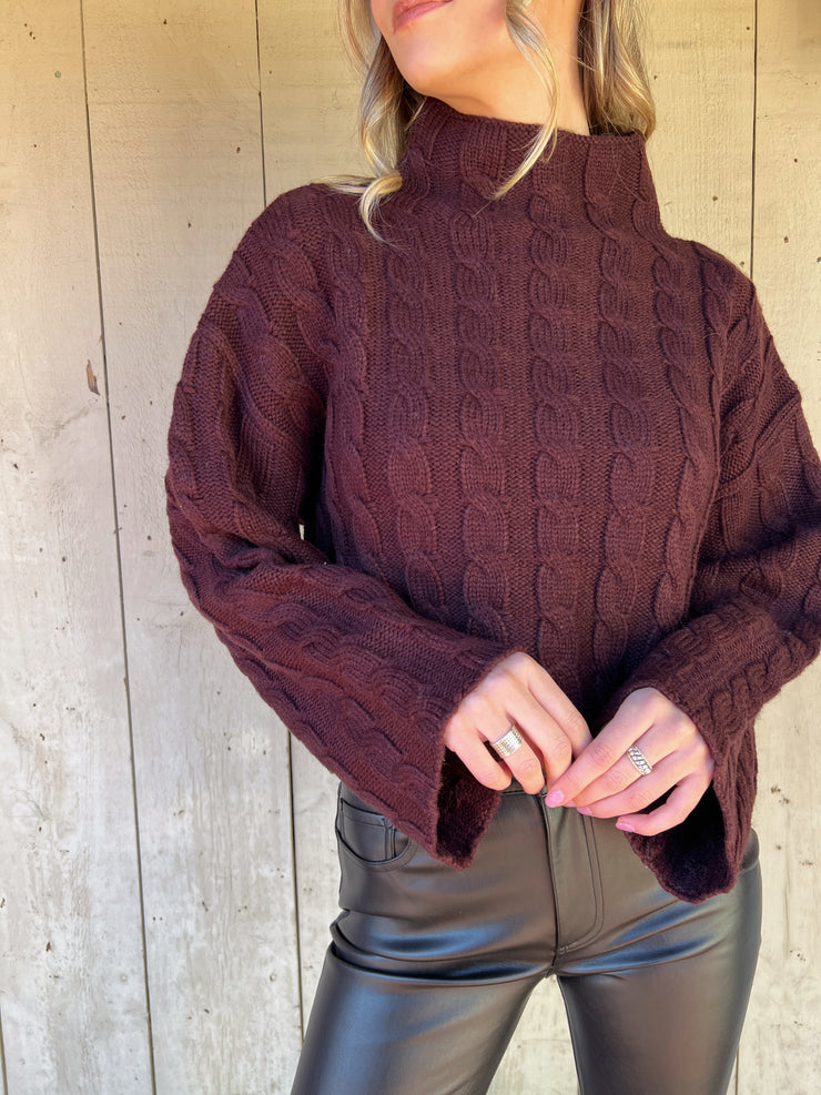 sloan sweater wine