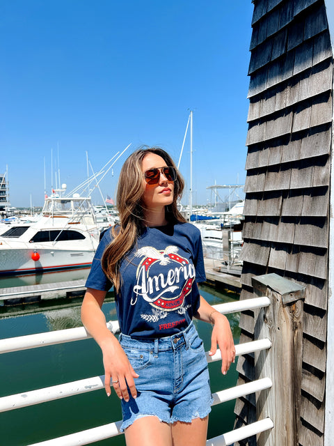 Land of the Free Graphic Tee