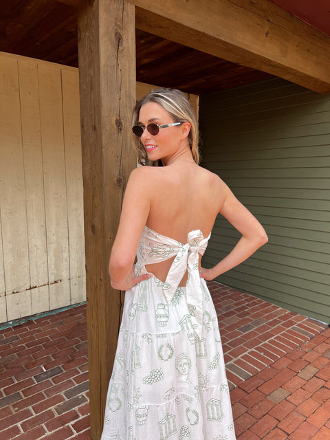 Set The Trend Strapless Maxi