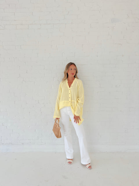 A Classic Gauze Button Up