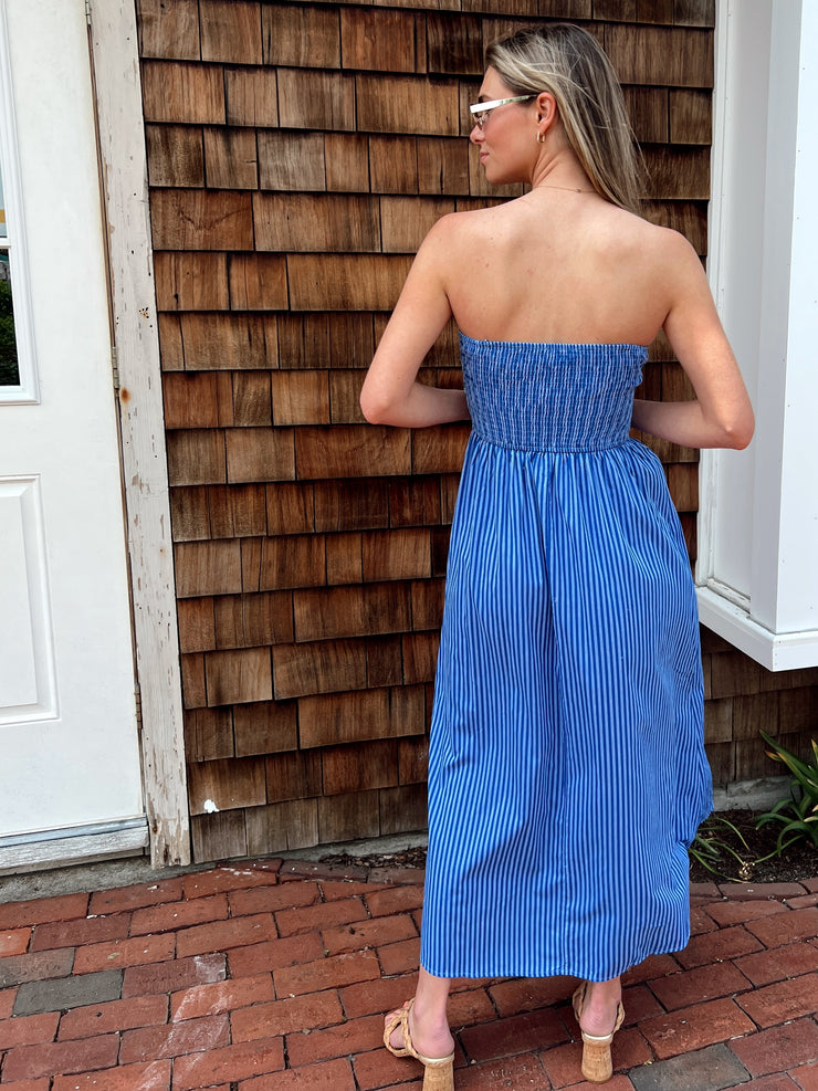 Wave Runner Strapless Midi