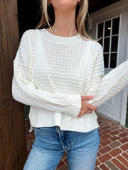 Baylor Knit Sweater - Ivory