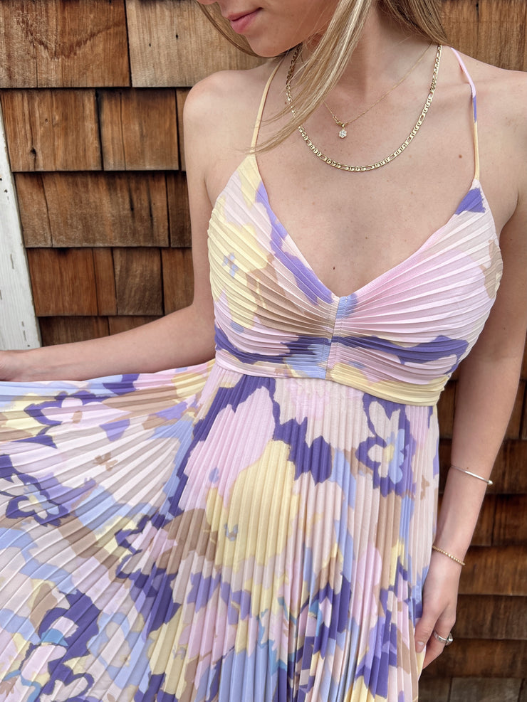 Blythe Dress - Purple Multi Print