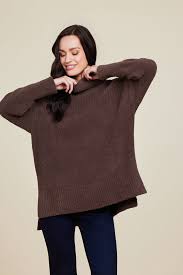 CozyChic High Low Pullover - Java