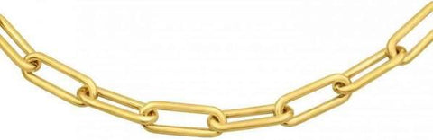 Gold Oval Chain 3.5mm, 18&