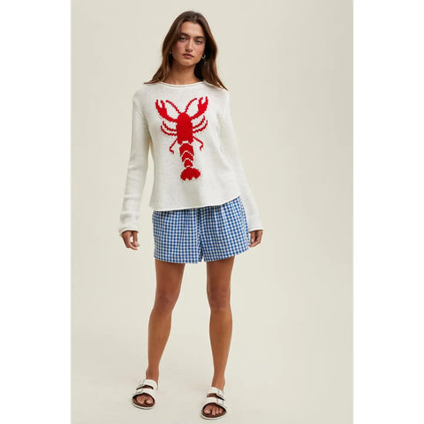 Lobster Sweater - Ivory