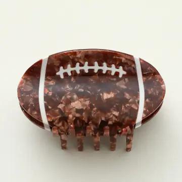 Game Day Large Football Claw Clip