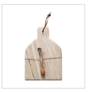 Cheese/Cutting Board with Canape Knife