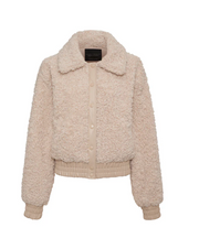 Libby Sherpa Jacket Toasted Almond