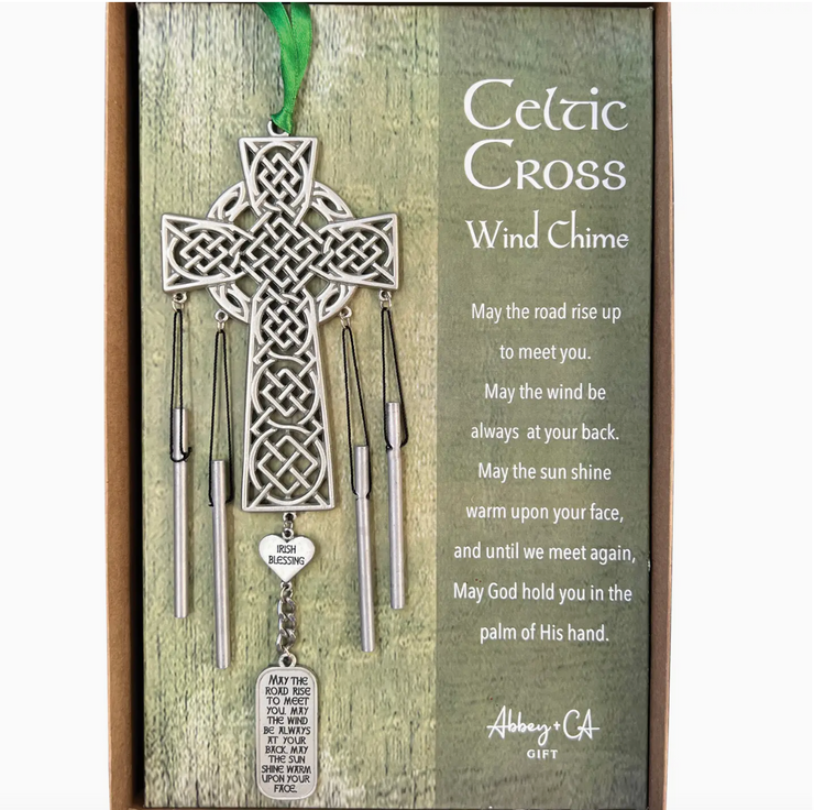 Celtic Cross Wind Chime