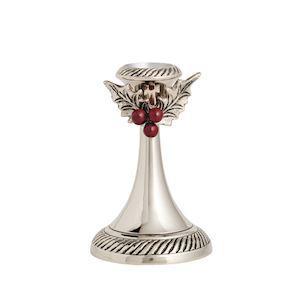 Large Holly Candlestick