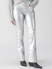 Metallic Hayden Bootcut Standard Rise Pant Silver