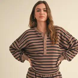 Fall Back Terry Button Up