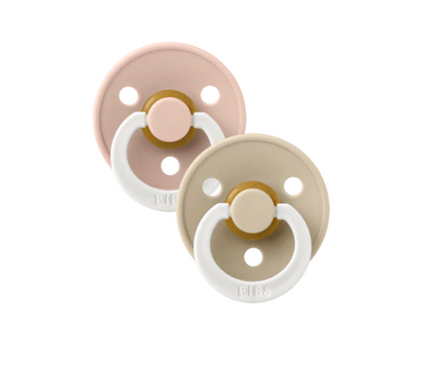 Bibs Pacifier 2-packs Solid