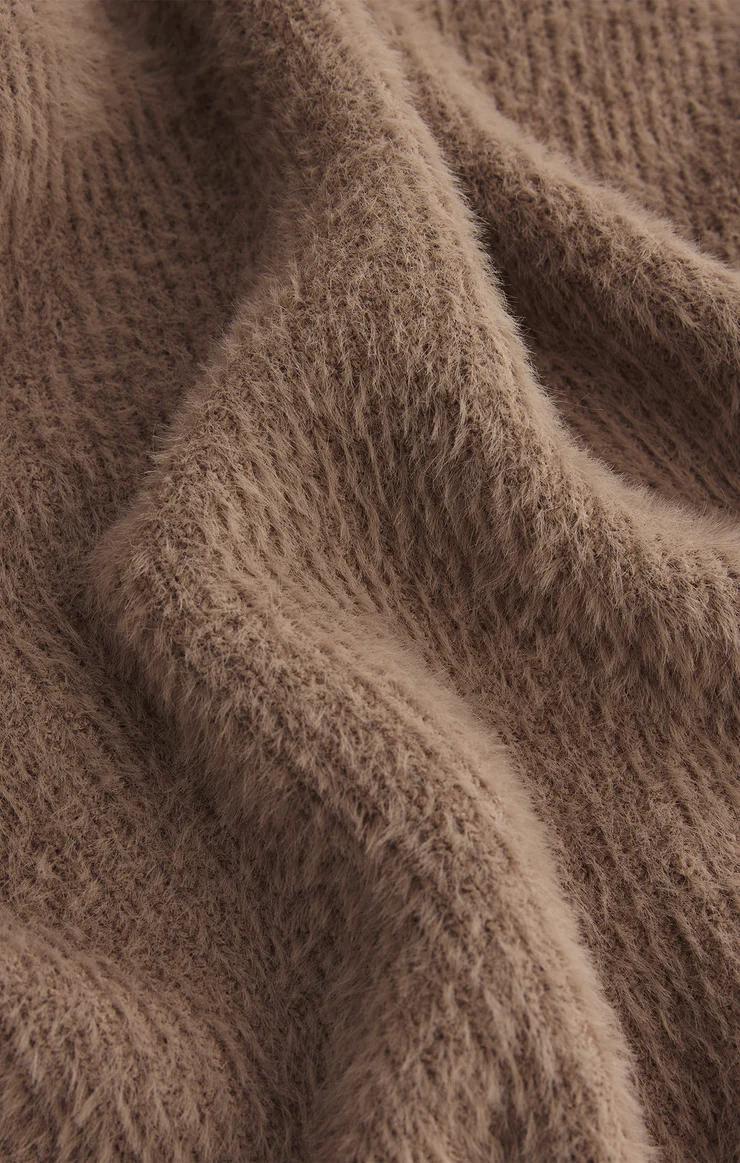 SADIRA FLUFFY CARDIGAN MOONLIGHT