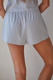 The Pointelle Ribbed Shorts