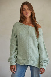 Sunny Rays Sweater - Dusty Mint