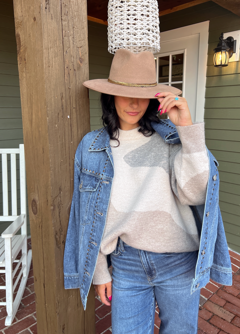 Call Back Sweater - Grey/Stone