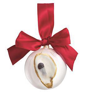 Shell Glass Oyster Ornament