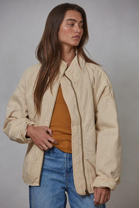Eclipse Denim Jacket - Tan