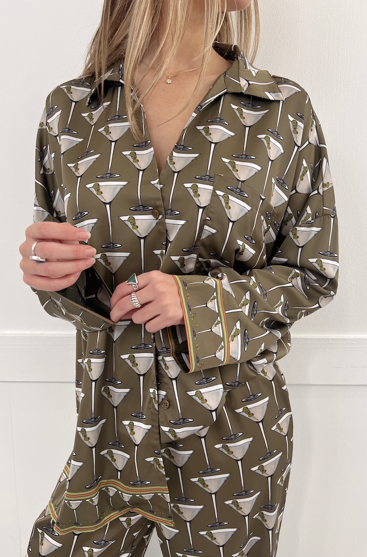 Overslept PJ Set - Extra Dirty Martini