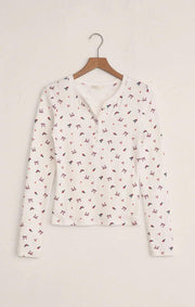Holly Long Sleeve Top - White