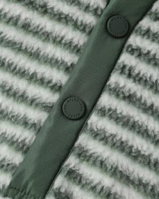 Evergreen Stripe Fuzzy Winter Jumpsuit